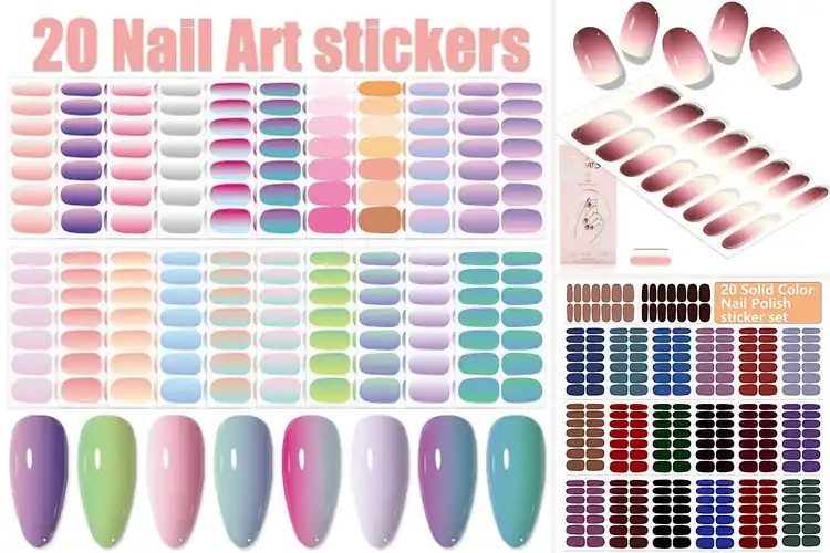 Detailed view of Best 15 Size Gel Nail Wraps