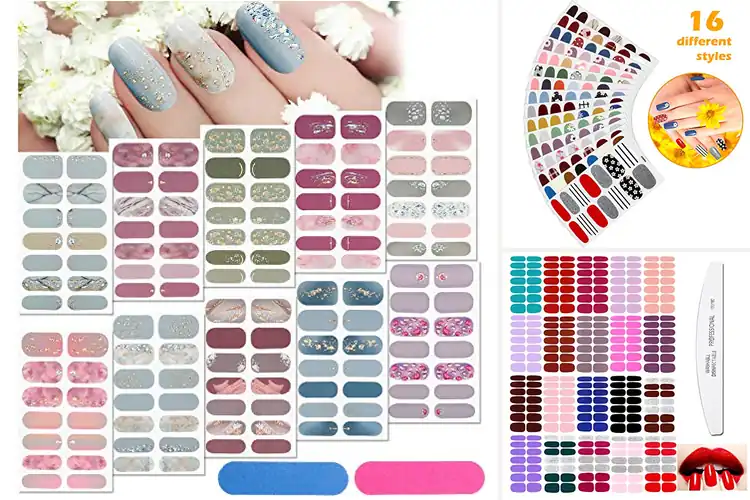 Detailed view of Best 15 Size Variety Nail Wraps