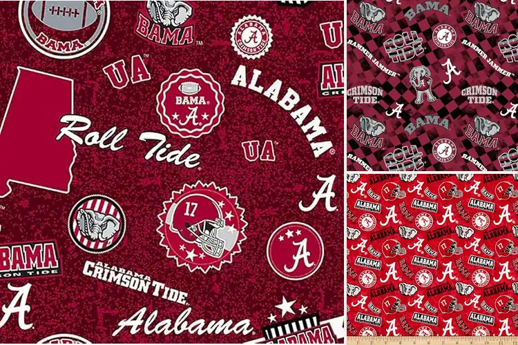 Detailed view of Best Alabama Cotton Fabrics: Show Your Crimson Tide Spirit