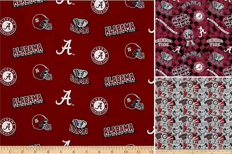 Detailed view of Best Alabama Football Fan Fabric