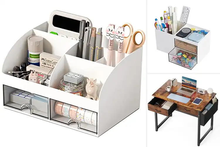 Detailed view of Best Compact Desk Storage