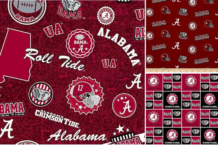 Detailed view of Best Crimson Tide Cotton Fabrics