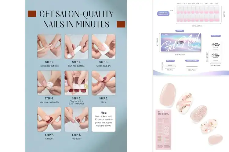 Detailed view of Best Durable Gel Nail Wraps