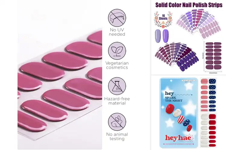 Detailed view of Best Easy Apply Nail Art Strips for a Fresh, Quick Glow