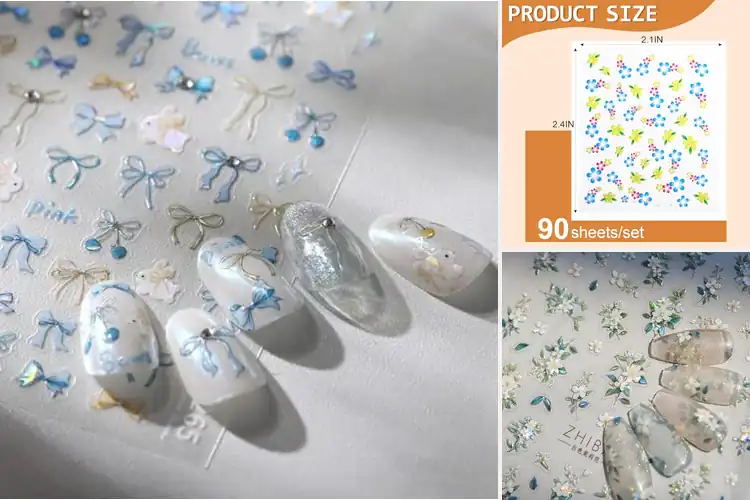 Detailed view of Best Easy Apply Nail Stickers for Instant Stylish Nails