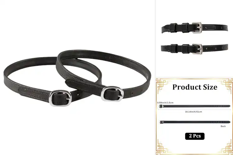 Detailed view of Best English Spurs Compatible Spur Straps