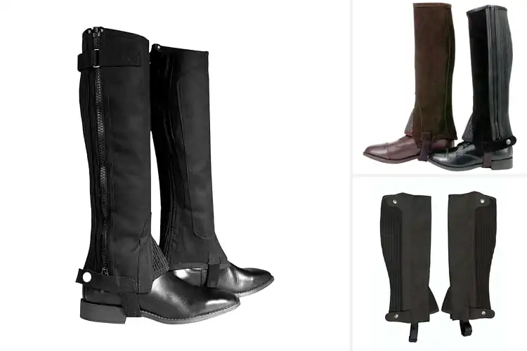 Detailed view of Best Equestrian Half Chaps: Ride in Comfort and Style