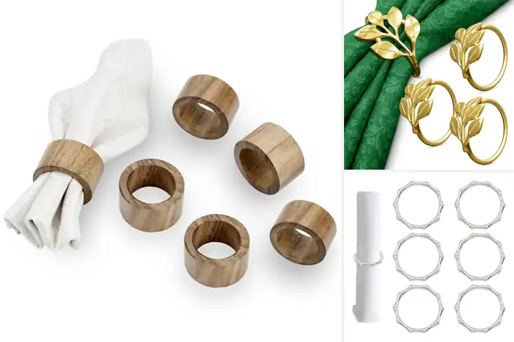 Detailed view of Best Fabric Napkin Rings for Effortless Table Charm