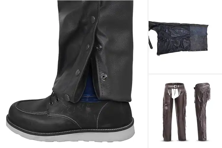 Detailed view of Best Genuine Leather Chaps: Ride in Style & Comfort