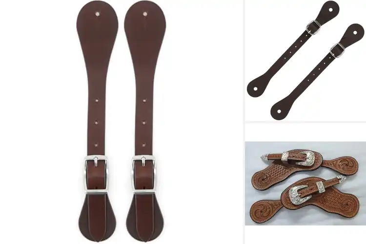Detailed view of Best Leather Spur Straps for Riders