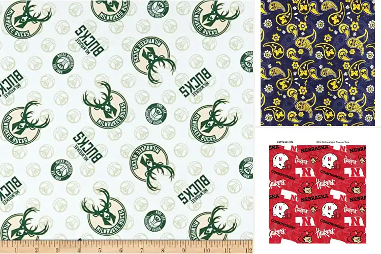 Detailed view of Best Licensed Team Textiles