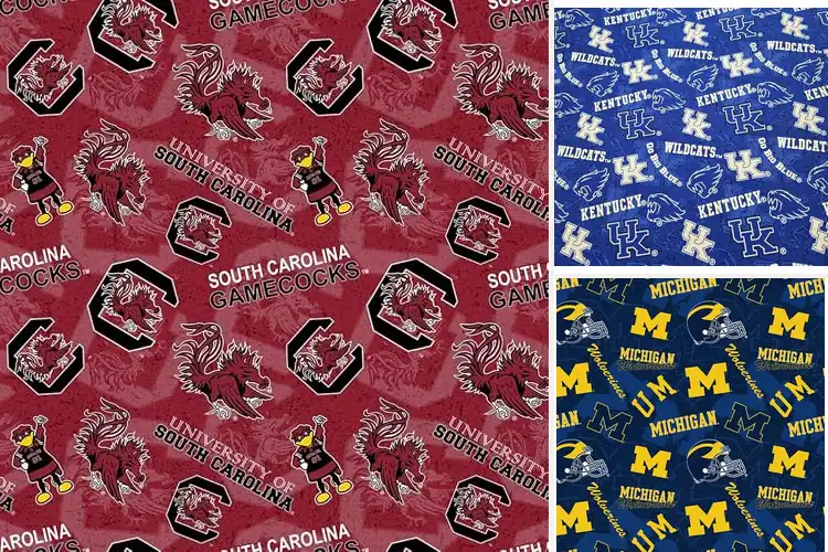 Detailed view of Best Licensed University Fabrics
