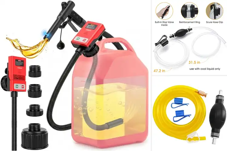 Detailed view of Best Long Hose Gas Pumps