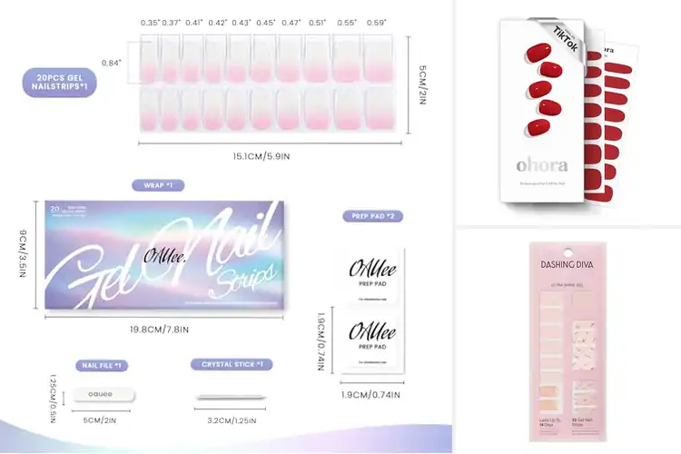 Detailed view of Best Long Lasting Gel Nail Strips