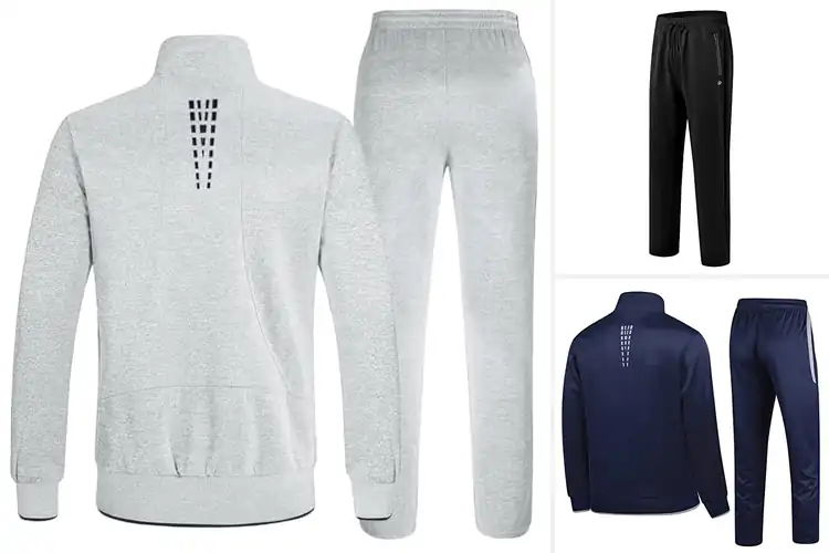 Detailed view of Best Men’s Full Zip Tracksuits