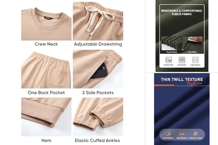 Detailed view of Best Mens Sweatsuits: Top Picks for Comfort & Style