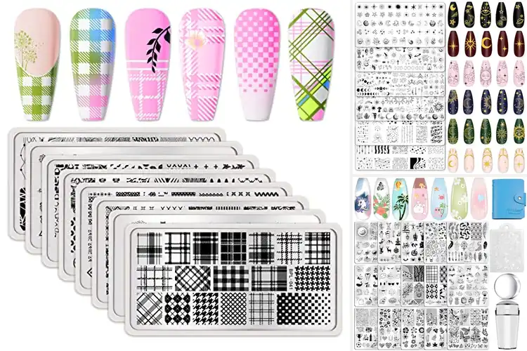 Detailed view of Best Nail Stamping Plates