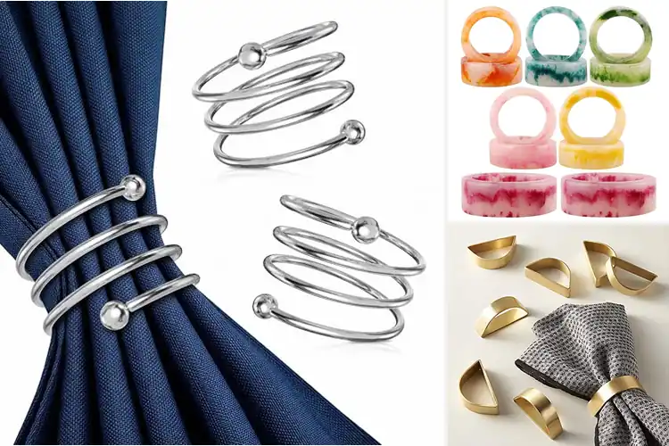 Detailed view of Best Napkin Ring Sets For Gifts: Elegant Table Essentials