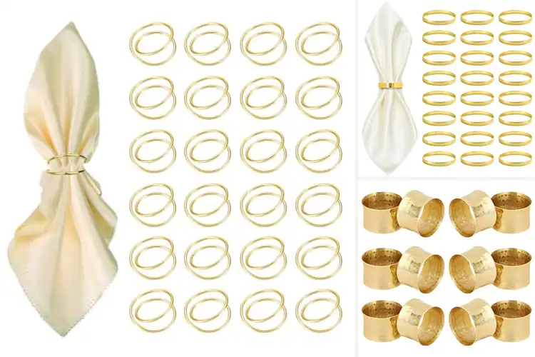 Detailed view of Best Napkin Rings For Weddings: Elevate Your Table Elegantly