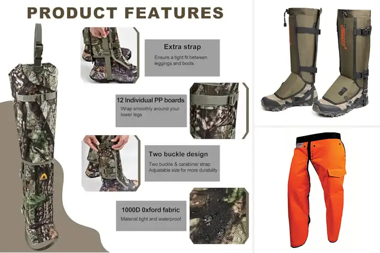 Detailed view of Best Outdoor Protection Chaps