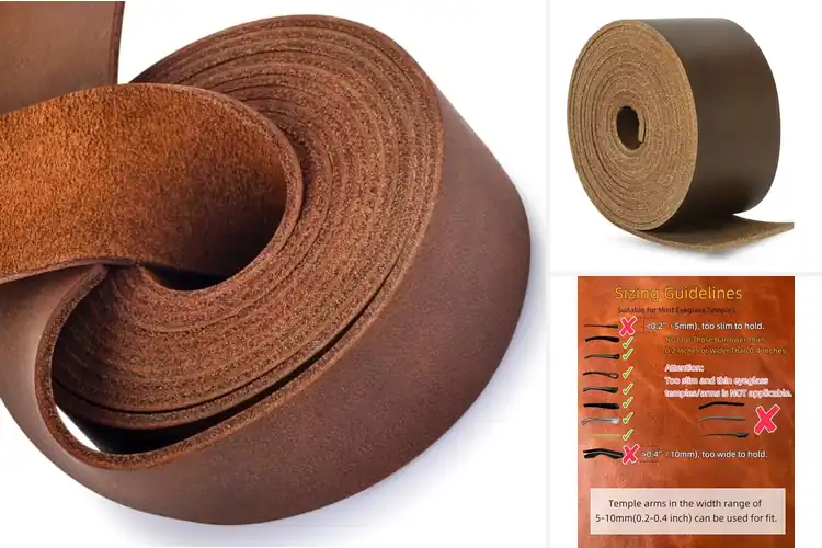 Detailed view of Best Premium Leather Straps for Quality Crafting