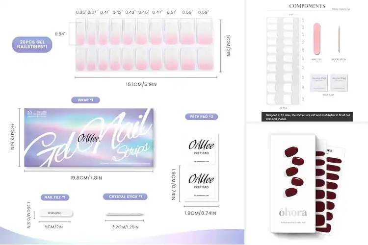 Detailed view of Best Semi Cured Gel Nails