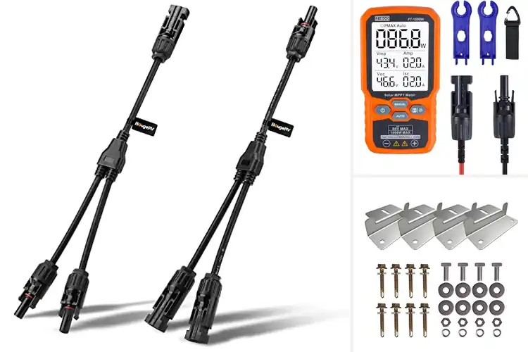 Detailed view of Best Solar Panel Accessories