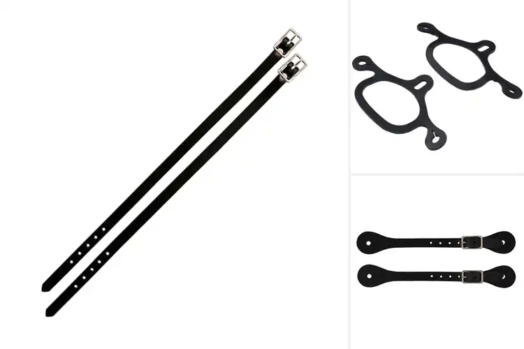 Detailed view of Best Spur Strap Pairs Included