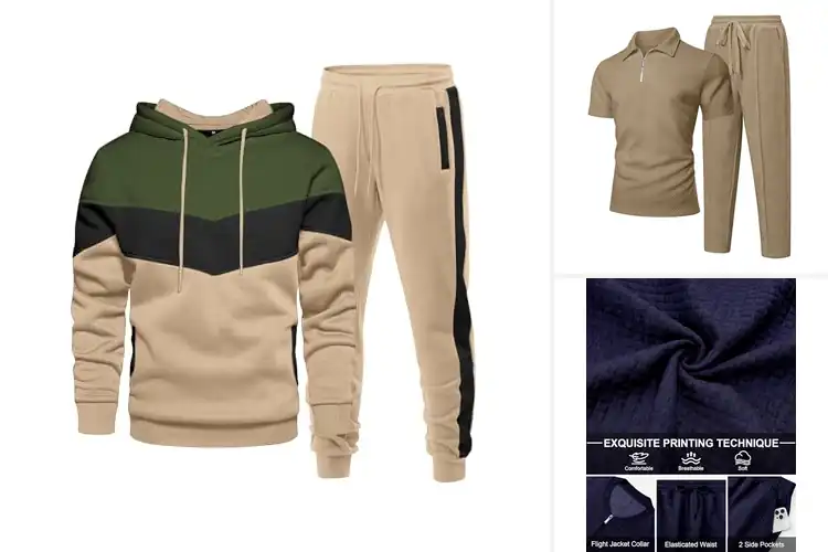 Detailed view of Best Two Piece Athletic Sets For Men