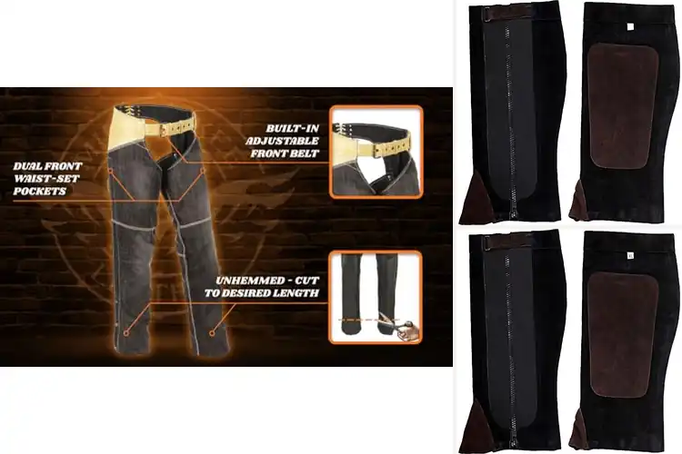 Detailed view of Best Two Tone Leather Chaps: Top 5 Stylish & Durable Picks