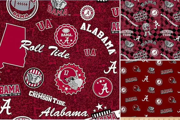 Detailed view of Best University of Alabama Cotton Fabrics