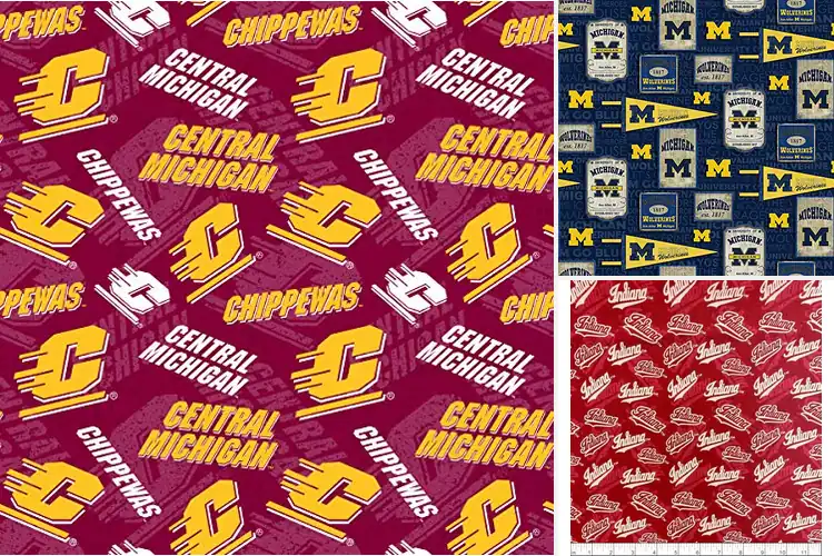 Detailed view of Best University Theme Fabric
