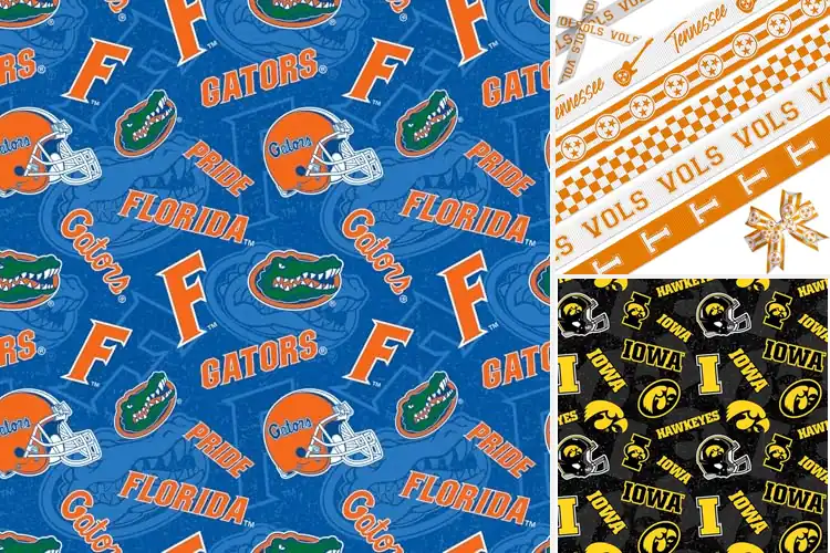 Detailed view of Best University-Themed Fabrics