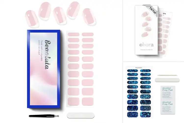 Detailed view of Best UV-Curable Gel Nail Strips