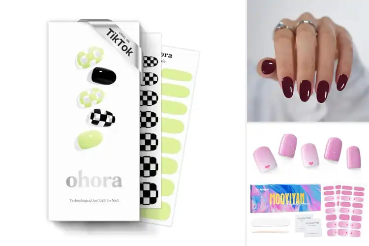 Detailed view of Best UV LED Compatible Nail Strips