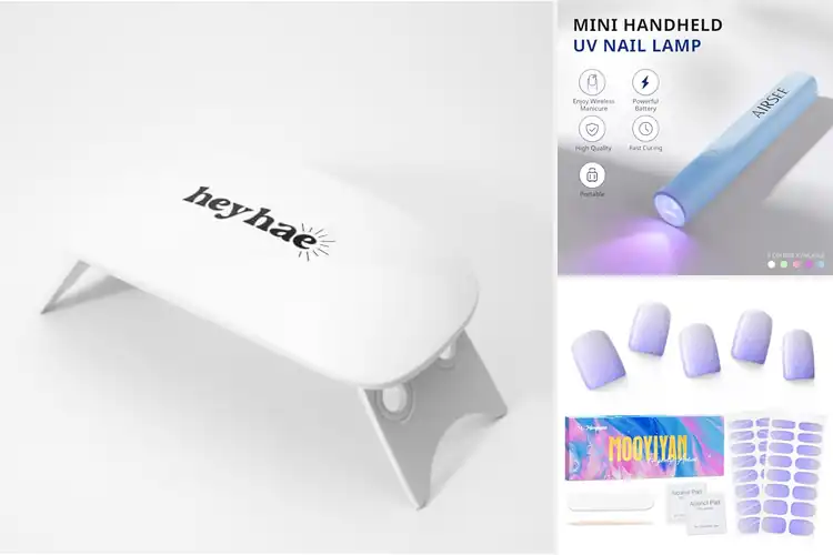 Detailed view of Best UV LED Lamp Compatible Nail Strips
