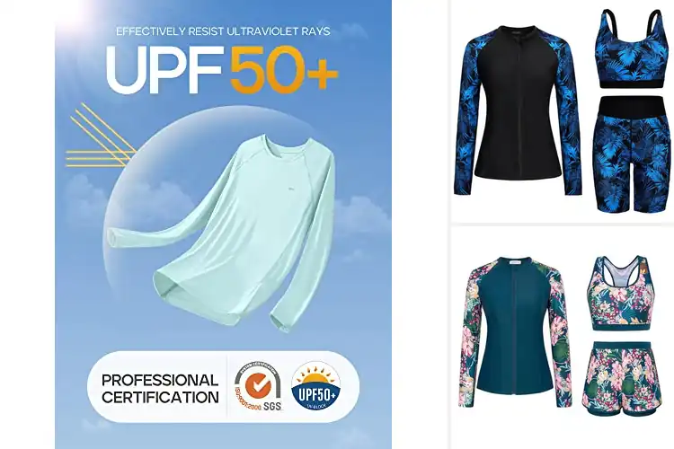 Detailed view of Best UV Protection Swimsuits: Top 10 Stylish Sun-Safe Picks